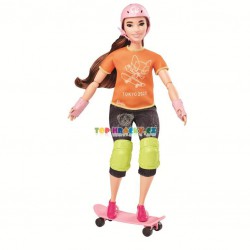 Barbie Olympionička skateboardistka Tokyo 2020