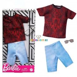 Barbie Kenovy oblečky tričko a kraťasy