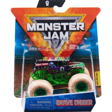 Monster Jam Sběratelská auta Die-Cars auta Grave Digger 1:64