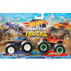 Hot Wheels Monster Trucks Bigfoot a Snake Bite Demoliční duo