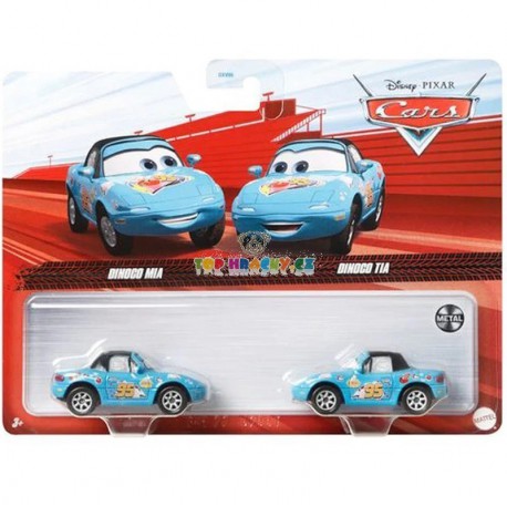 Disney Pixar Cars fanynky Dinoco Mia a Tia