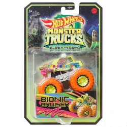 Hot Wheels Monster Trucks svítící ve tmě Bionic Bruiser