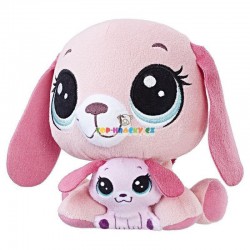 LPS Littlest Pet Shop plyšový pes a štěně