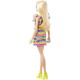 Barbie fashionistas modelka 197 proužkované šaty s volány