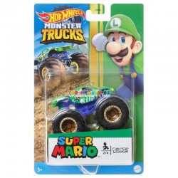 Hot Wheels Monster Trucks Luigi Super Mario