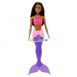 Barbie mořská panna černovláska