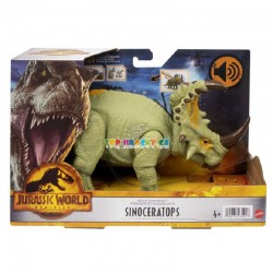 Jurský svět Sinoceratops řvoucí útočníci