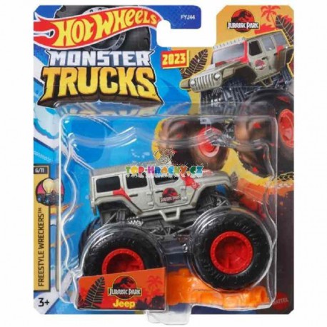 Hot Wheels Monster Trucks Jeep Jurassic park