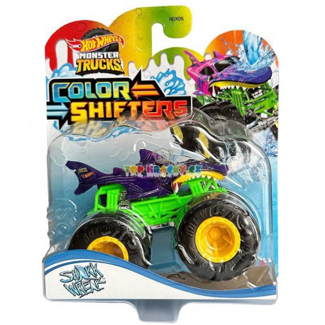 Hot Wheels Monster Trucks Shark Wreak Color Shifters