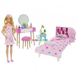 Barbie ložnice s panenkou