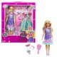 Barbie Moje první panenka den a noc - fialová