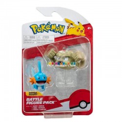 Pokémon Battle sběratelské figurky Mudkip a Geodude