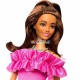 Barbie modelka 217 růžové šaty s volánky