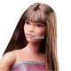 Barbie Looks 24 brunetka v růžových mini šatech