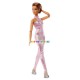 Barbie Looks 22 s krátkými vlasy v růžovém outfitu