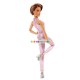 Barbie Looks 22 s krátkými vlasy v růžovém outfitu